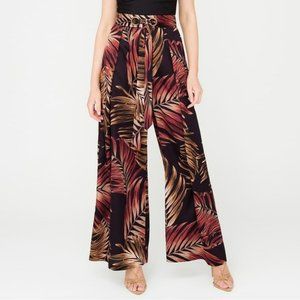 SHEIKE Floral Castaway High Waisted Wide Leg Pants